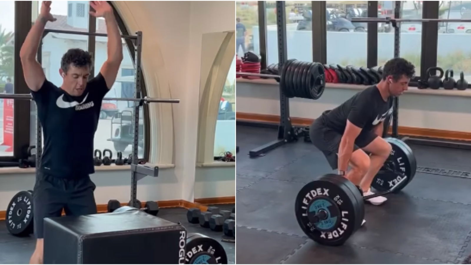 Rory McIlroy seen in intense gym session ahead of Abu Dhabi HSBC Championship